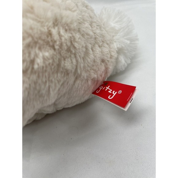 Gitzy Plush White Bunny Easter Rabbit 16 inches - Picture 4 of 4